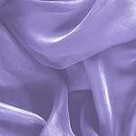 Tessuto Chiffon Primula Glicine per Abbigliamento