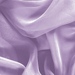 Tessuto Chiffon Primula Lilla per Abbigliamento