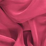 Petunia fuchsia silk chiffon ady fabric for dressmaking