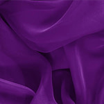 Blueberry Purple Silk Chiffon Apparel Fabric