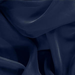 Navy Blue Silk Chiffon Apparel Fabric