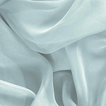 Water Blue Silk Chiffon Apparel Fabric