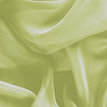 Acid Green Silk Chiffon Apparel Fabric