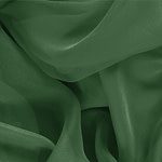 Tissu Couture Chiffon Vert sapin en Soie
