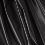 Tissu duchesse en pure soie noir pour vêtements