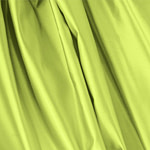 Acid Green Silk Duchesse Apparel Fabric