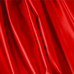 Tissu Couture Duchesse Rouge feu en Soie