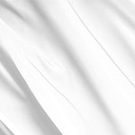 White radzemire fabric in pure silk for dressmaking
