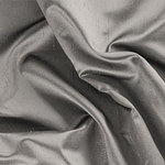 Silver Silver Silk Shantung Satin Apparel Fabric