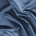 Bumblebe Blue Silk Shantung Satin Apparel Fabric