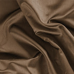 Tissu Couture Satin Shantung Marron bronze en Soie