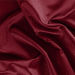 Tissu Couture Satin Shantung Rouge rubis en Soie