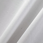 Lily White Cotton, Silk Double Shantung Apparel Fabric