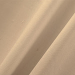 Biscuit Beige Cotton, Silk Double Shantung Apparel Fabric