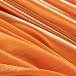 Orange velvet and silk satin stretch fabrics | new tess