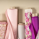 Tissus roses italiens pour la couture et l'habillement - new tess magasin de tissus en ligne