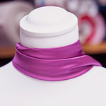 Purple silk crepe back satin | new tess