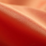 Apricot orange pure silk shantung satin fabric | new tess