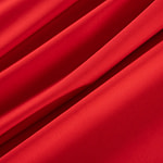 Red wool gabardine stretch fabric | new tess