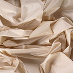 Sand beige silk taffeta fabric | new tess
