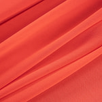 Light red silk crepe de chine fabric | new tess