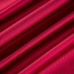 Ruby red dogaressa fabric in pure ribbed silk | new tess