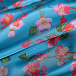 Silk floral print apparel fabric | new tess