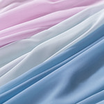 Tessuto Georgette Fiordalisio per Abbigliamento