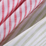 Striped linen shirting fabric | new tess