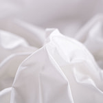 White taffeta fabric in pure silk | new tess