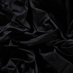 Black taffeta fabric in pure silk | new tess