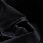 Black taffeta fabric in pure silk | new tess