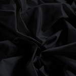 Black Taffeta fabric in pure silk for dressmaking - new tess
