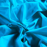 Tissu Couture Taffetas Bleu turquoise en Soie