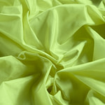 Acid Green Silk Taffeta Apparel Fabric