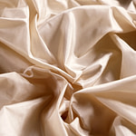 Sand Beige Silk Taffeta Apparel Fabric