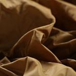 Mustard yellow taffeta fabric in pure silk | new tess