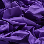 Iris purple taffeta fabric in pure silk | new tess