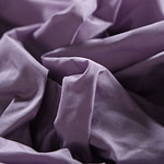 Wisteria purple taffeta fabric in pure silk | new tess