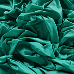 Green green taffeta fabric in pure silk | new tess