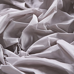 Pearl silver taffeta fabric in pure silk | new tess