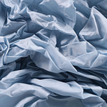 Light blue taffeta fabric in pure silk | new tess