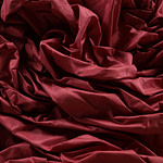 Brick brown taffeta fabric in pure silk | new tess