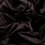 Dark brown taffeta fabric in pure silk | new tess