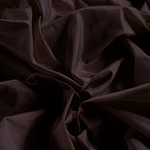 Dark Brown Silk Taffeta Apparel Fabric