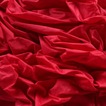 Fire red taffeta fabric in pure silk | new tess