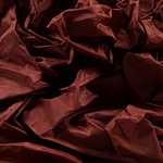Burnt brown taffeta fabric in pure silk | new tess