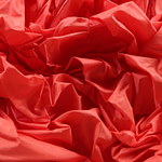Lobster orange taffeta fabric in pure silk | new tess