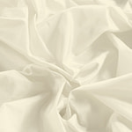 Vanilla White Silk Taffeta Apparel Fabric