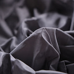 Steel gray taffeta fabric in pure silk | new tess